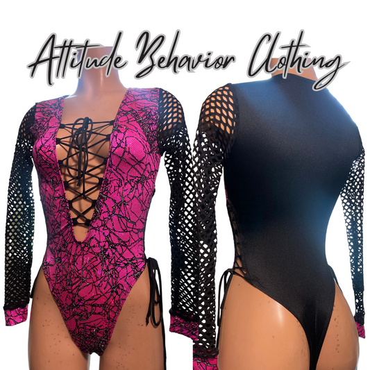 Shattered Long Sleeve Bottlegirl Bodysuit