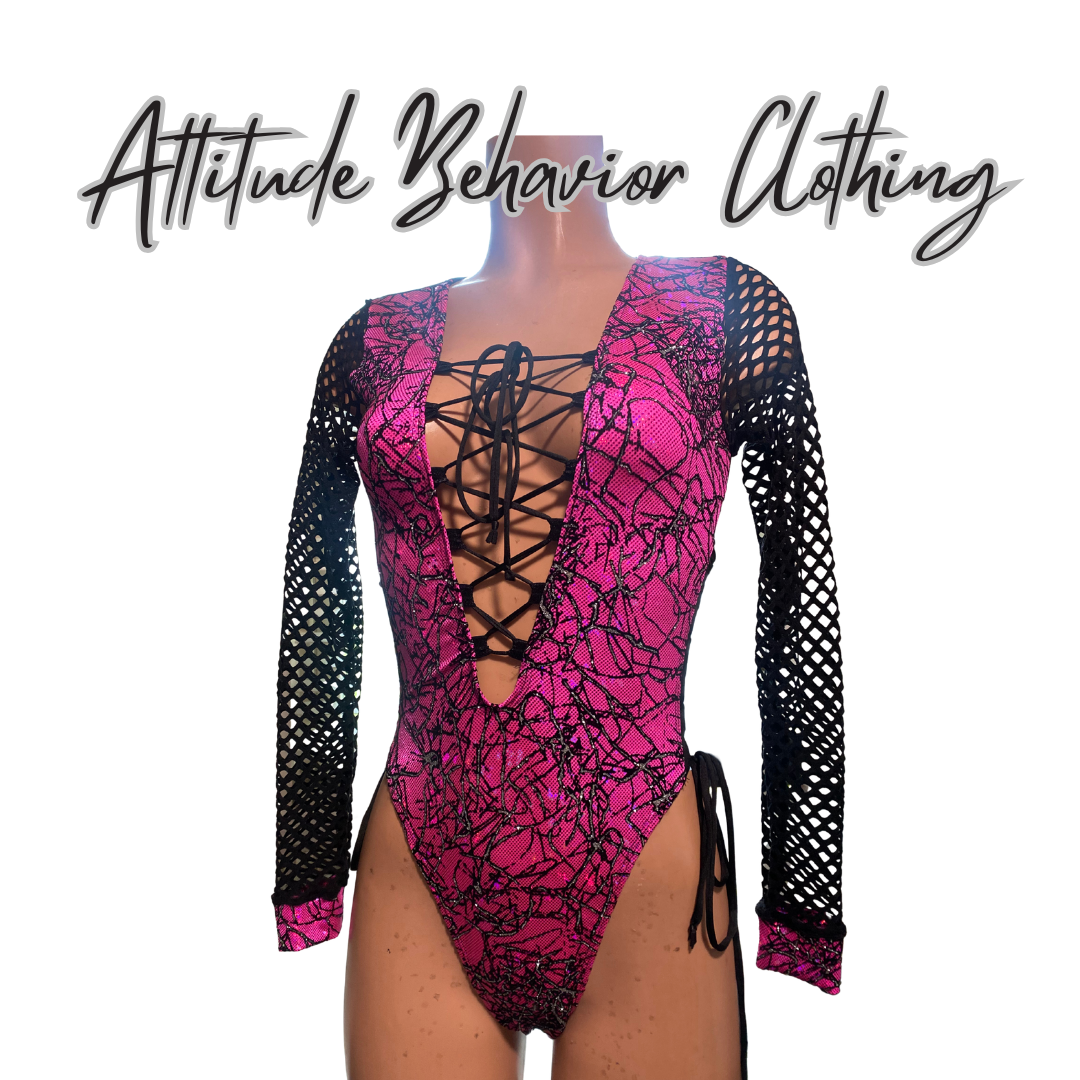 Shattered Long Sleeve Bottlegirl Bodysuit