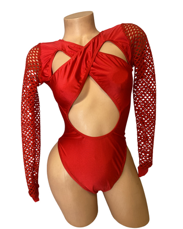 Top Tier Crisscross Long Sleeve Bodysuit